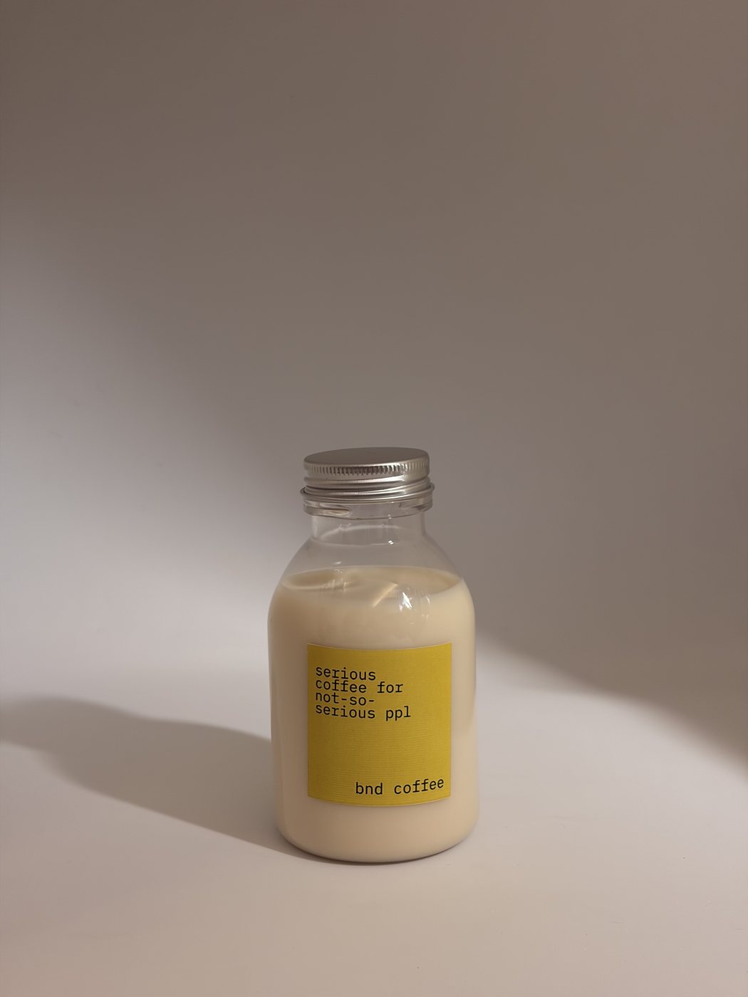 bnd bottle with a chartreuse label